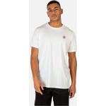 Witte Jersey REELL Geweven T-shirts  in maat L Bio voor Heren 
