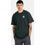 Retro Groene Jersey REELL Geweven T-shirts  in maat L Bio voor Heren 