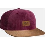 Streetwear Paarse Corduroy REELL Snapback cap  in Onesize voor Heren 