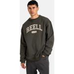 Groene Fleece REELL All over print Oversized sweaters  in maat XL voor Heren 