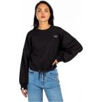 Zwarte Fleece REELL Cropped sweaters  in maat XL voor Dames 
