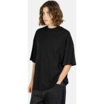 Zwarte Jersey REELL T-shirts  in maat L Bio voor Dames 