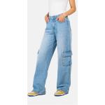 Klassieke Lichtblauwe REELL Cargo jeans voor Dames 