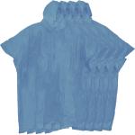 Blauwe PVC waterdichte Regenponcho's  voor een Festival  in Onesize Sustainable in de Sale voor Dames 
