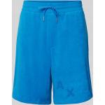 Koningsblauwe Polyester Emporio Armani Fitness-shorts  in maat M voor Heren 