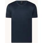 Reiss T-shirt van pima katoen - Donkerblauw