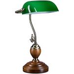 Retro Groene Houten Relaxdays E27 Verstelbare tafellampen 