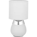 Moderne Zilveren Dimbare Relaxdays E14 Touch tafellampen Ovaal 