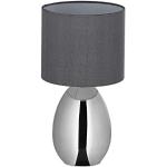 Moderne Zilveren Dimbare Relaxdays E14 Touch tafellampen 
