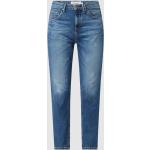 Blauwe Stretch Marc O'Polo Used Look Loose fit jeans Bio voor Dames 