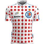 Relica Tour De France GPM Leiders Jersey WIT - Maat S