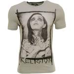 Religion Clothing Tattoo Girl T-shirt voor heren, Quicksilver, S