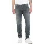 Casual Donkergrijze Stretch Replay Slimfit jeans  breedte W31 Sustainable in de Sale voor Heren 