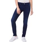 Donkerblauwe Polyester High waist Replay Skinny jeans  breedte W25 voor Dames 