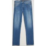 Blauwe Polyester Stretch Replay Straight jeans  in maat M voor Heren 