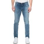 Casual Blauwe Stretch Replay Slimfit jeans  voor de Zomer  in maat M  breedte W33 Bio voor Heren 