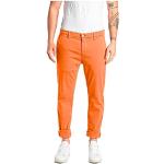 Casual Oranje Replay Slimfit jeans  breedte W30 Sustainable voor Heren 