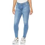 Casual Lichtblauwe Stretch Replay Used Look Skinny jeans  breedte W23 Sustainable voor Dames 