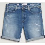 Blauwe Replay Jeans shorts  in maat M voor Heren 