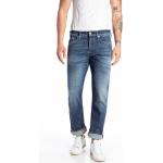 Blauwe Polyester Replay Waitom Regular jeans  in maat M  lengte L32  breedte W36 in de Sale voor Heren 