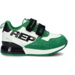 Groene Synthetische Replay Gewatteerde Klittenband schoenen  in 24 met Klittenbandsluitingen voor Jongens 