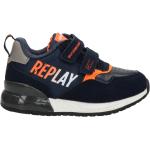 Blauwe Suede Replay Klittenband schoenen  in 24 met Klittenbandsluitingen in de Sale voor Jongens 