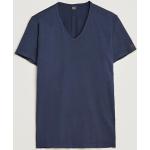 Marine-blauwe Replay V-hals T-shirts V-hals  in maat XXL voor Heren 