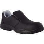 Zwarte Microfiber Ademend Werkschoenen & Veiligheidsschoenen  in maat 35 met Hakhoogte 3cm tot 5cm voor Dames 