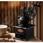 Zwarte Houten Koffiemolens met motief van Koffie 