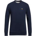 Marine-blauwe Fleece REVOLUTION Sweatshirts  in maat S Sustainable voor Heren 