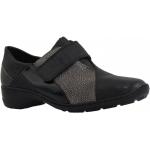 Zwarte Rieker Klittenband schoenen  in 40 met Klittenbandsluitingen voor Dames 