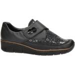 Zwarte Rieker Klittenband schoenen  in 39 met Hakhoogte 3cm tot 5cm met Klittenbandsluitingen voor Dames 