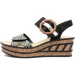 Gouden Synthetische Rieker Sleehak sandalen Sleehakken  in 40 in de Sale voor Dames 