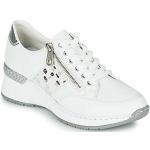 Witte Synthetische Rieker Lage sneakers  in maat 37 met Hakhoogte 3cm tot 5cm in de Sale voor Dames 