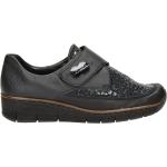 Zwarte Synthetische Rieker Klittenband schoenen  in maat 37 met Klittenbandsluitingen voor Dames 