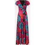 Multicolored Polyester vintage chic for topvintage Bloemen Floral dresses  in maat M Maxi met Glitter voor Dames 