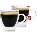 Transparante Glazen Koffiekopjes & koffiemokken 2 stuks 