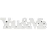 Riverdale opschrift van hout You and Me wit