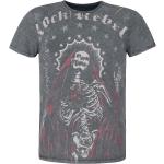Rock Zwarte rock rebel by emp T-shirts met opdruk Ronde hals  in maat L voor Heren 