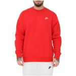 Rode Fleece Nike Hoodies  voor de Herfst  in maat XL in de Sale voor Heren 