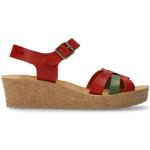 Rode Mephisto Platte sandalen  in maat 37 Sustainable voor Dames 