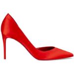 Rode Satijnen Christian Louboutin High heel pumps Naaldhakken  in maat 37 in de Sale voor Dames 