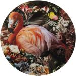 Multicolored Glazen KARE DESIGN Schilderijen met motief van Flamingo 