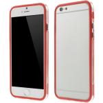 Zilveren Siliconen iPhone 6 / 6S  hoesjes type: Bumper Hoesje 