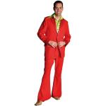 Rode Polyester Discokleding in de Sale voor Heren 