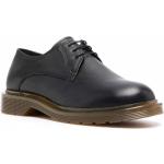 Kantoor Zwarte Rubberen Oxford schoenen  in maat 36 met Ronde neuzen met Vetersluitingen in de Sale voor Dames 