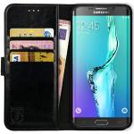 Zwarte Samsung Galaxy S6 Edge hoesjes type: Flip Case 