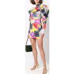 ROTATE Mini-jurk met patchwork - Geel