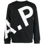 Casual Zwarte A.P.C. All over print Sweatshirts met print Ronde hals  in maat S in de Sale voor Dames 
