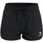 Zwarte Polyester Stretch Roxy Surf shorts  in maat L voor Dames 
